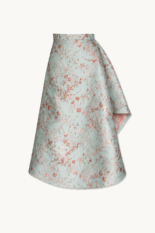 FLOWING FLORAL SKIRT